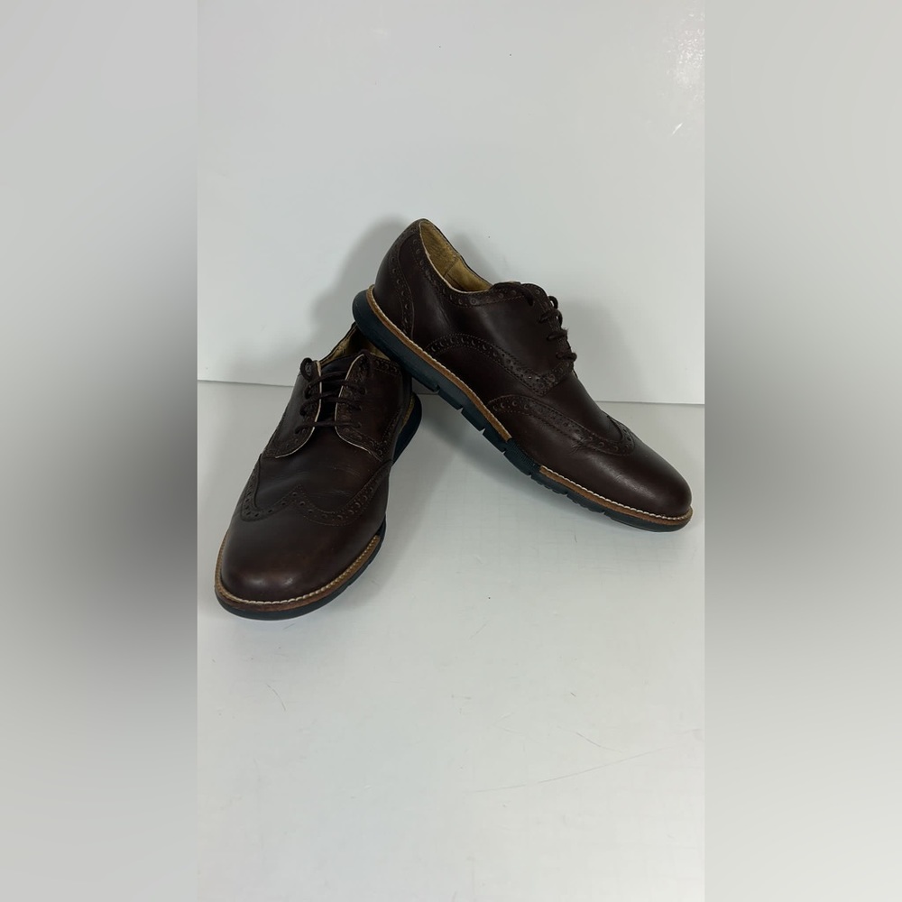 Cole Haan Grand os 7.5  Shoes Men’s Wingtips Brown Oxfords.